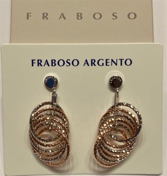 Orecchini Fraboso Donna in Argento OR09695BC FO - OR09695BC FO